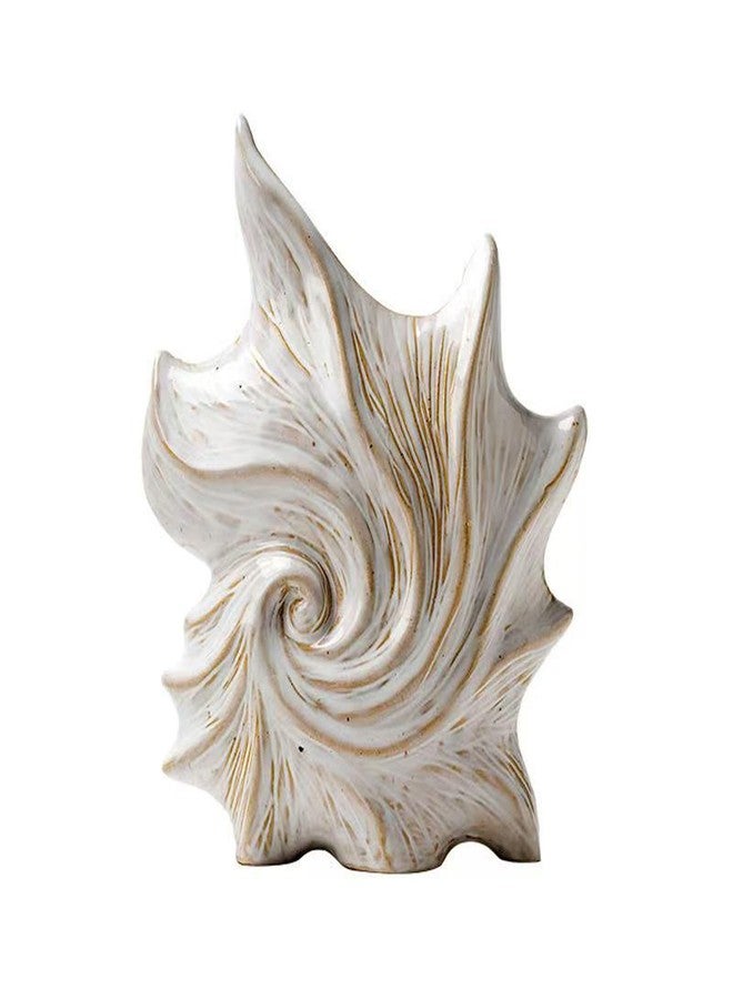 Fuukou Small Ceramic Flower Vase for Home Decor - Cute Starfish Decorative Vase for Home Decor,White Ceramic Vase for Flowers,7.6 Inch Modern Vases for Ideal Shelf Decor Table Living Room Décor - Image 1